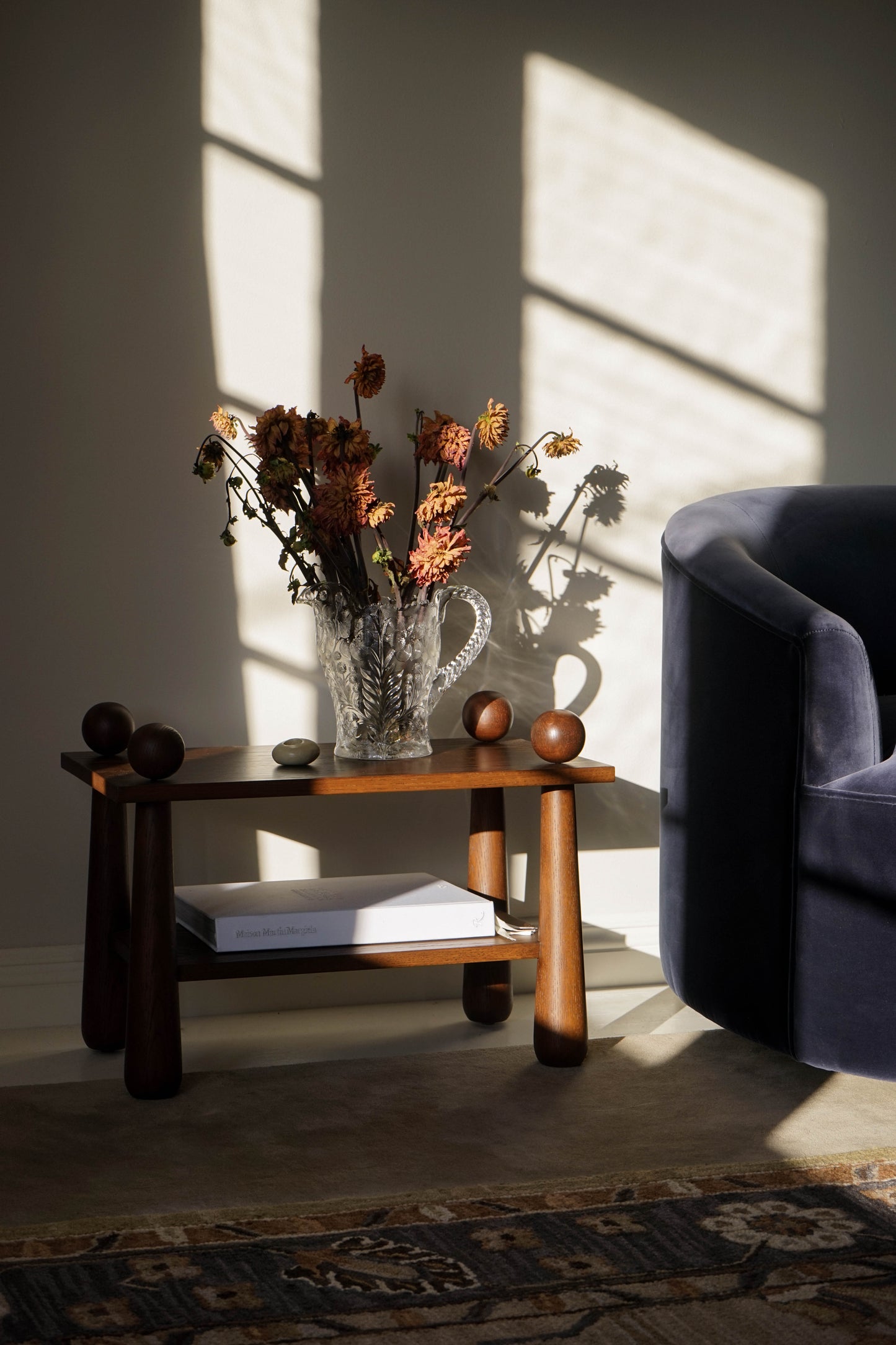 DOTT SIDE TABLE - EBONY